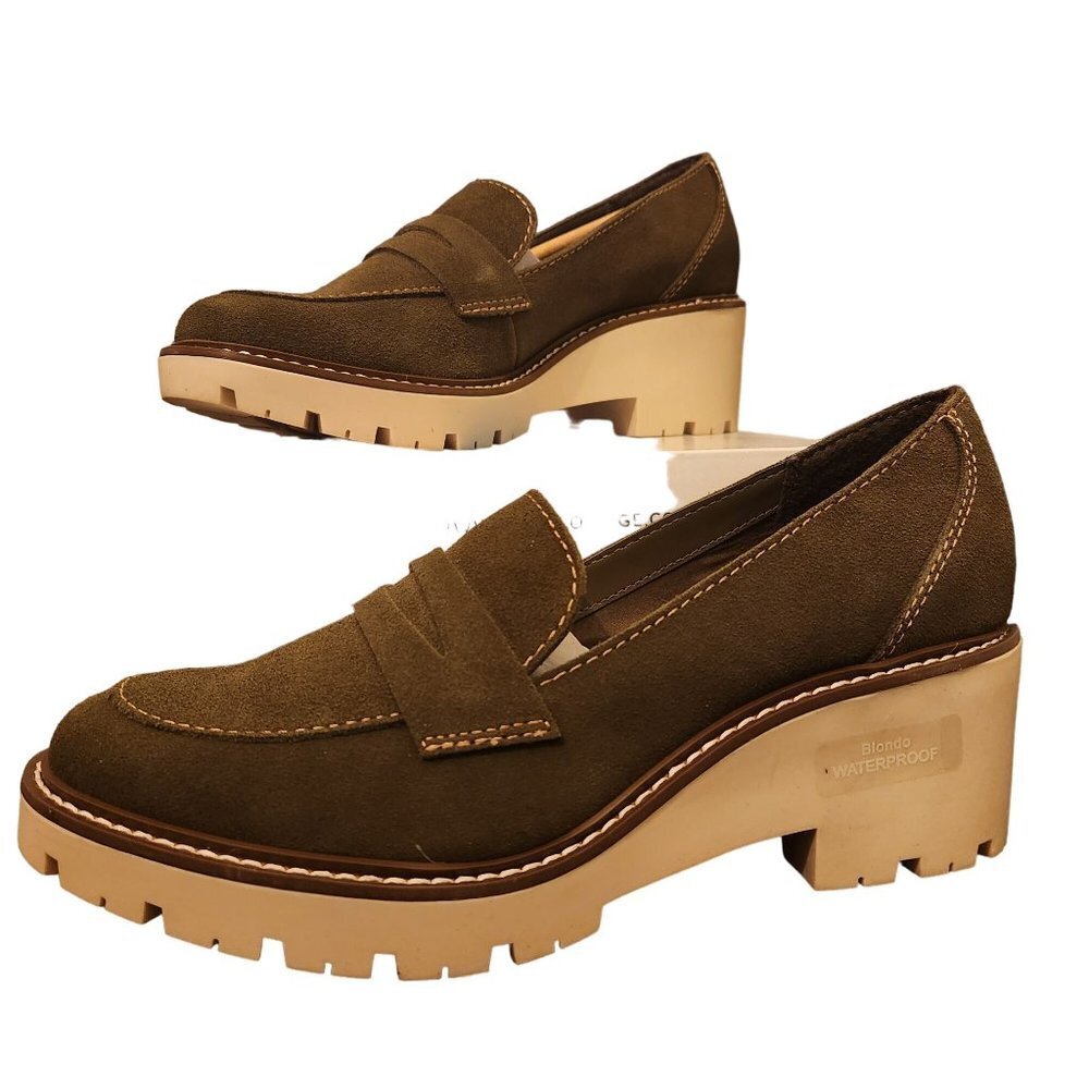 NEW Aqua College Olive Suede (Brown) Womens 8.5 Diana Leather Waterproof